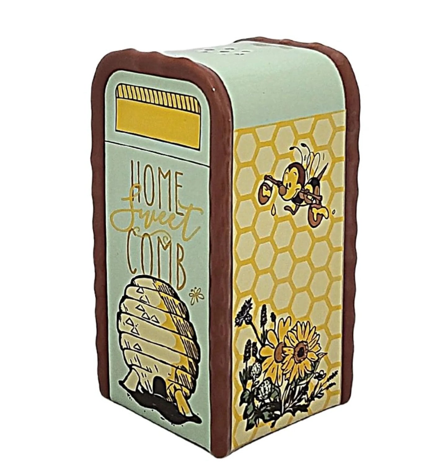 Spike Bee Trash Can Salt Pepper Shaker - Disney Flower Garden Festival 2022