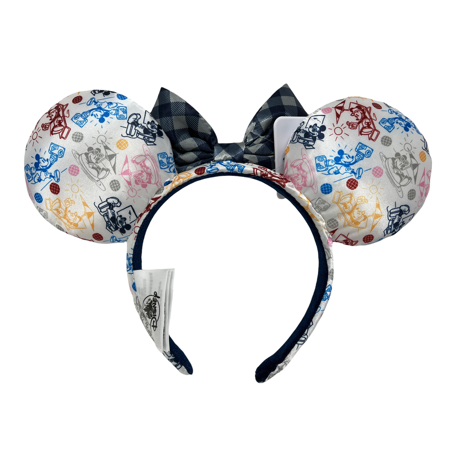 Disney Vacation Club Member Minnie Ears with Gingham Bow Headband - DVC