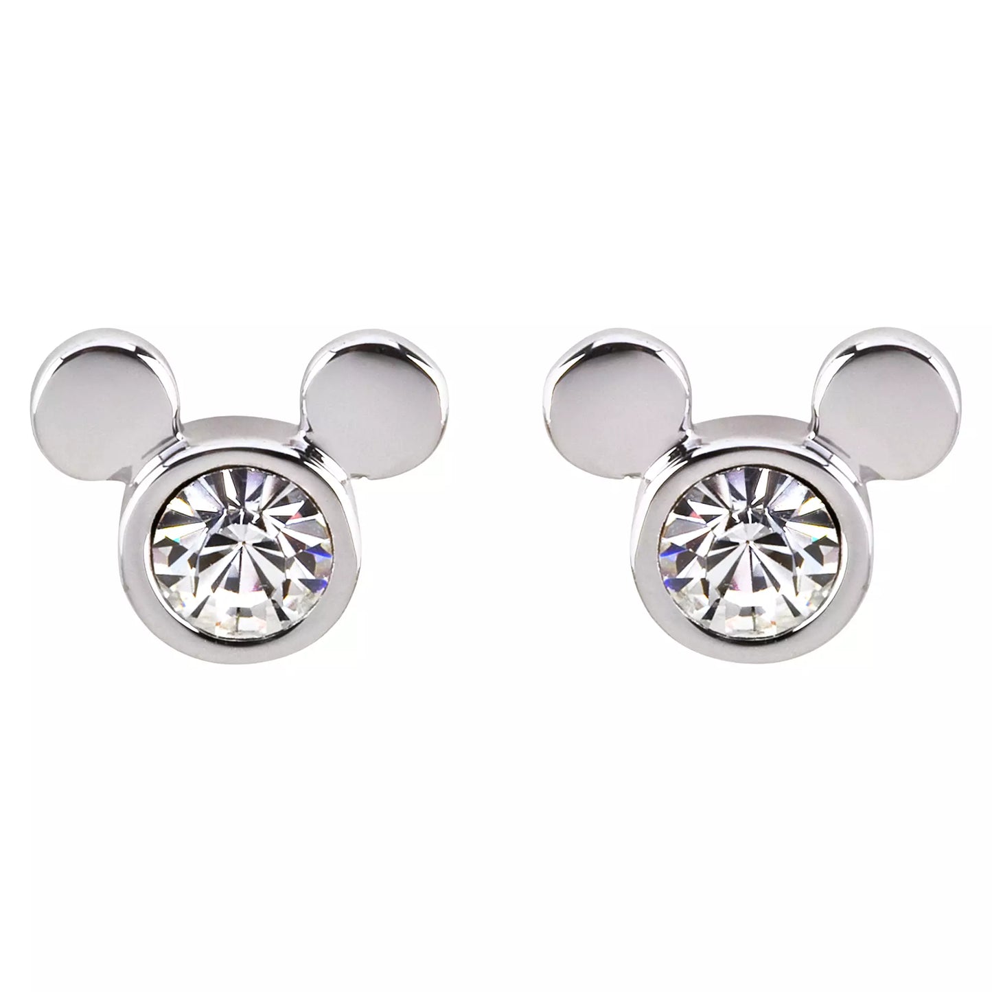Mickey Mouse Icon Crystal Earrings by Arribas
