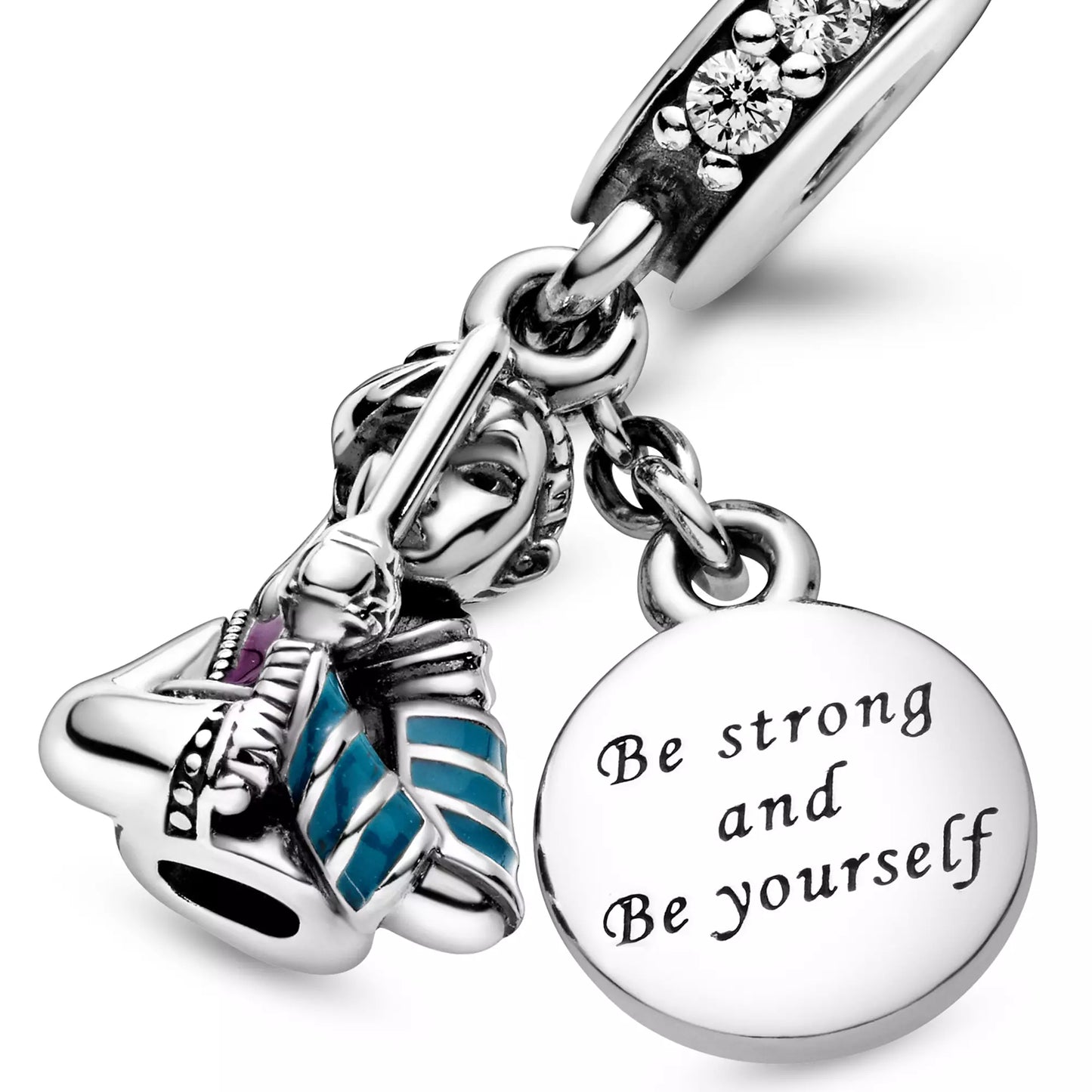 Mulan - Be Strong & Be Yourself Disney Pandora Dangle Charm