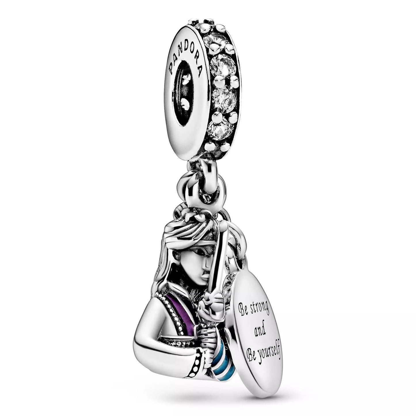 Mulan - Be Strong & Be Yourself Disney Pandora Dangle Charm