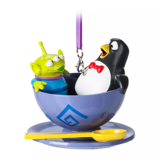 Toy Story Alien and Wheezy Spinning Teacup Ornament