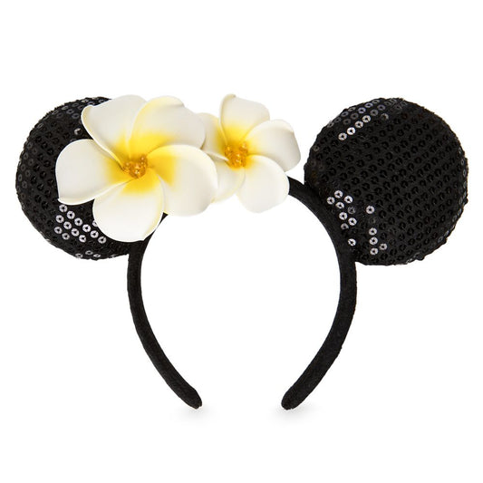 Aulani, A Disney Resort & Spa Minnie Mouse Ear Headband with Plumeria