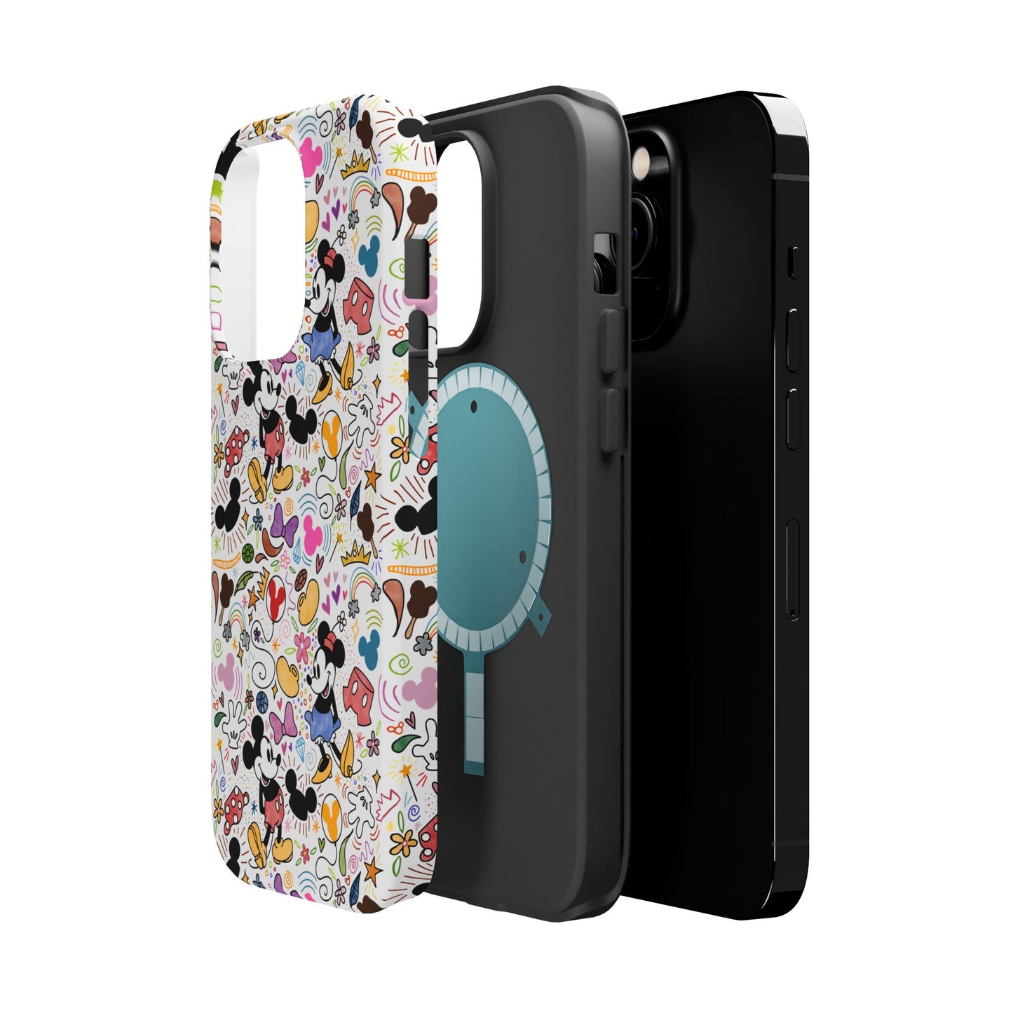 Doodlebug Mickey and Minnie MagSafe Tough iPhone Case