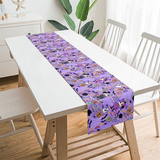 Purple Not So Scary 90" Table Runner