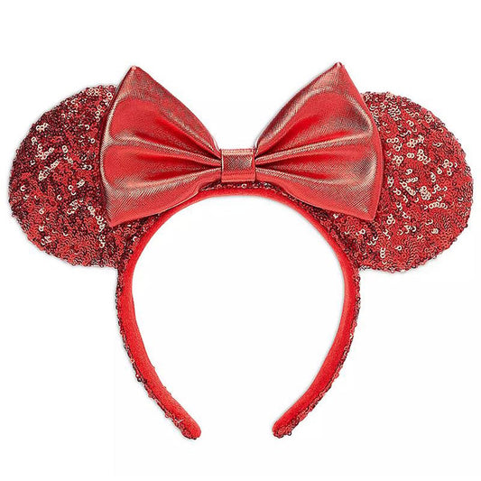 Red Sequin Disney Minnie Ear Headband