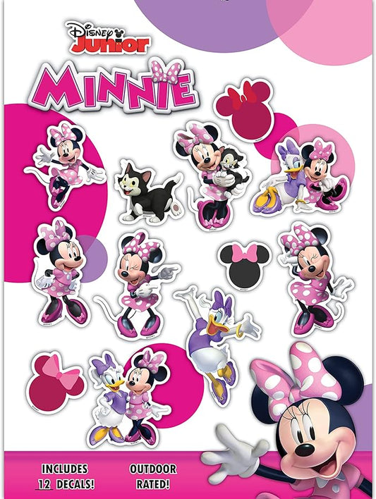 Disney Junior Minnie Mouse Waterproof Decals - Set of 12