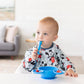 Mickey Mouse Blue Silicone First Feeding Set