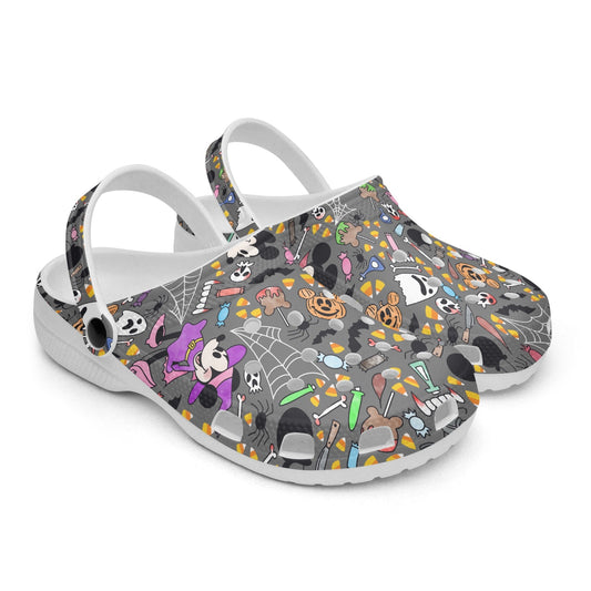 Not So Scary All Over Printed Clogs