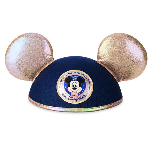 50th Celebration Felt Ears Hat for Adults - Walt Disney World 50th Anniversary