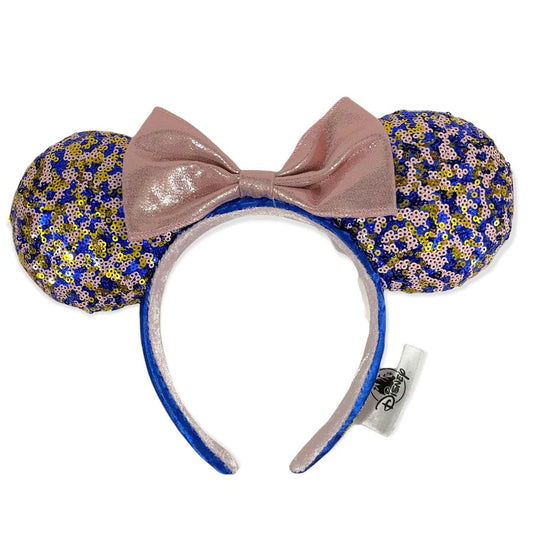 Disneyland Glimmering Sequined Minnie Mouse Ear Headband