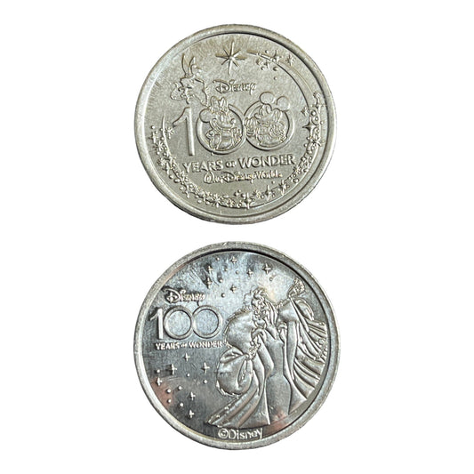 Cruella De Vil Disney 100 Silver Medallion - 101 Dalmatians