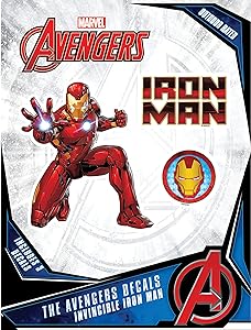 Marvel Iron Man Vinyl Waterproof Decals - Set of 3