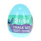 Way to Celebrate Stitch Chalk Set Activity Plastic Egg