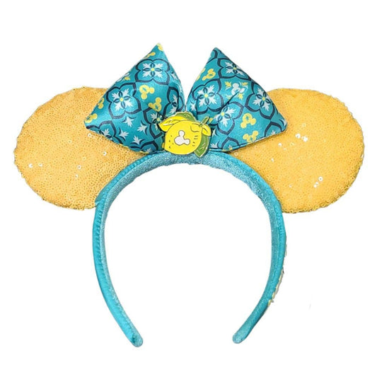 Lemon Yellow Epcot Italy Limoncello Saluti! Disney Minnie Ear Headband