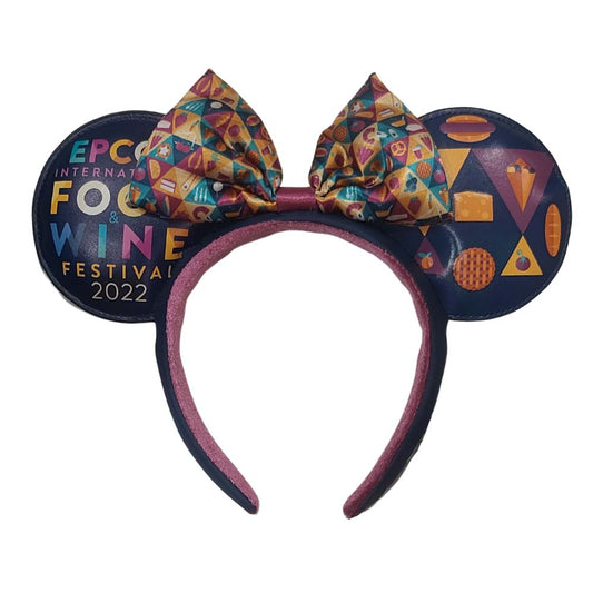 Disney Minnie Ears Headband - 2022 Epcot Food and Wine Festival - Gently Used