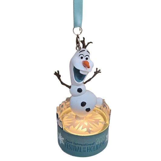 Olaf Disney Figurine Ornament - 2022 Epcot Festival Of The Holidays