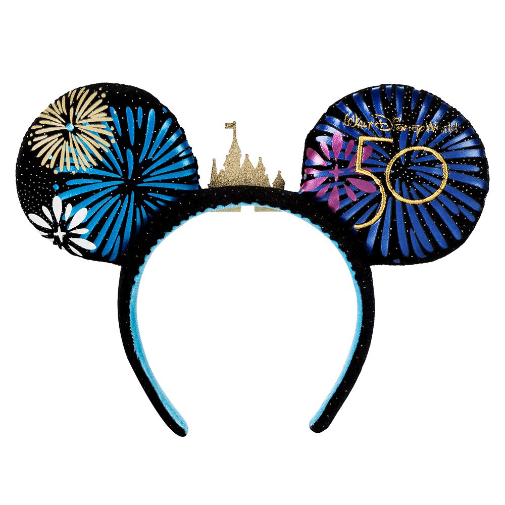 Disney Parks Mickey Main Attraction Cinderella Castle Fireworks Disney Ear Headband