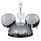 Dripping Platinum Mickey Ear Hat Ornament - Disney100