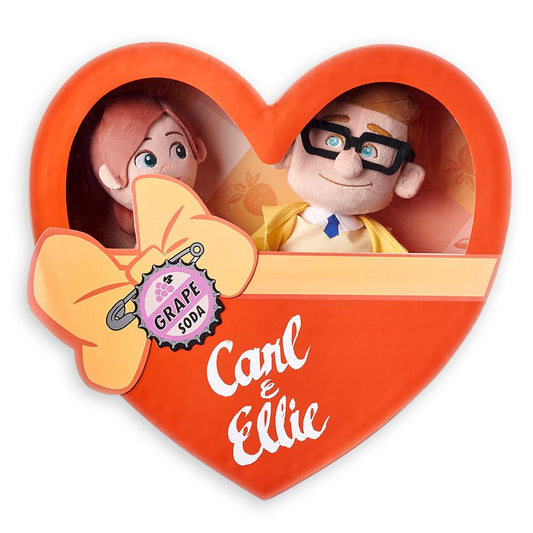 Valentine's Day Carl And Ellie From Up Disney Plush Set