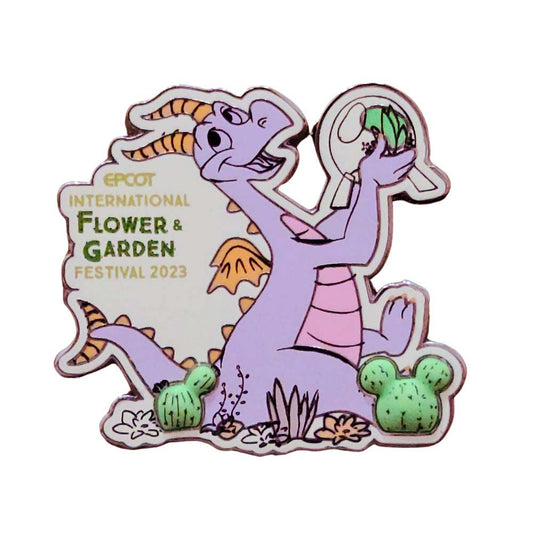 Figment 2023 Flower And Garden Festival Logo Disney Pin