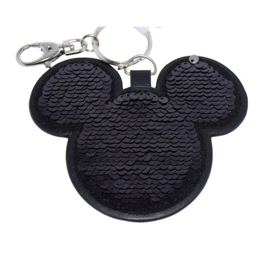 Mickey Mouse Icon Flip Sequin Disney Keychain