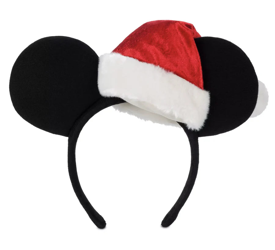 RENTAL Mickey Mouse Santa Ear Headband