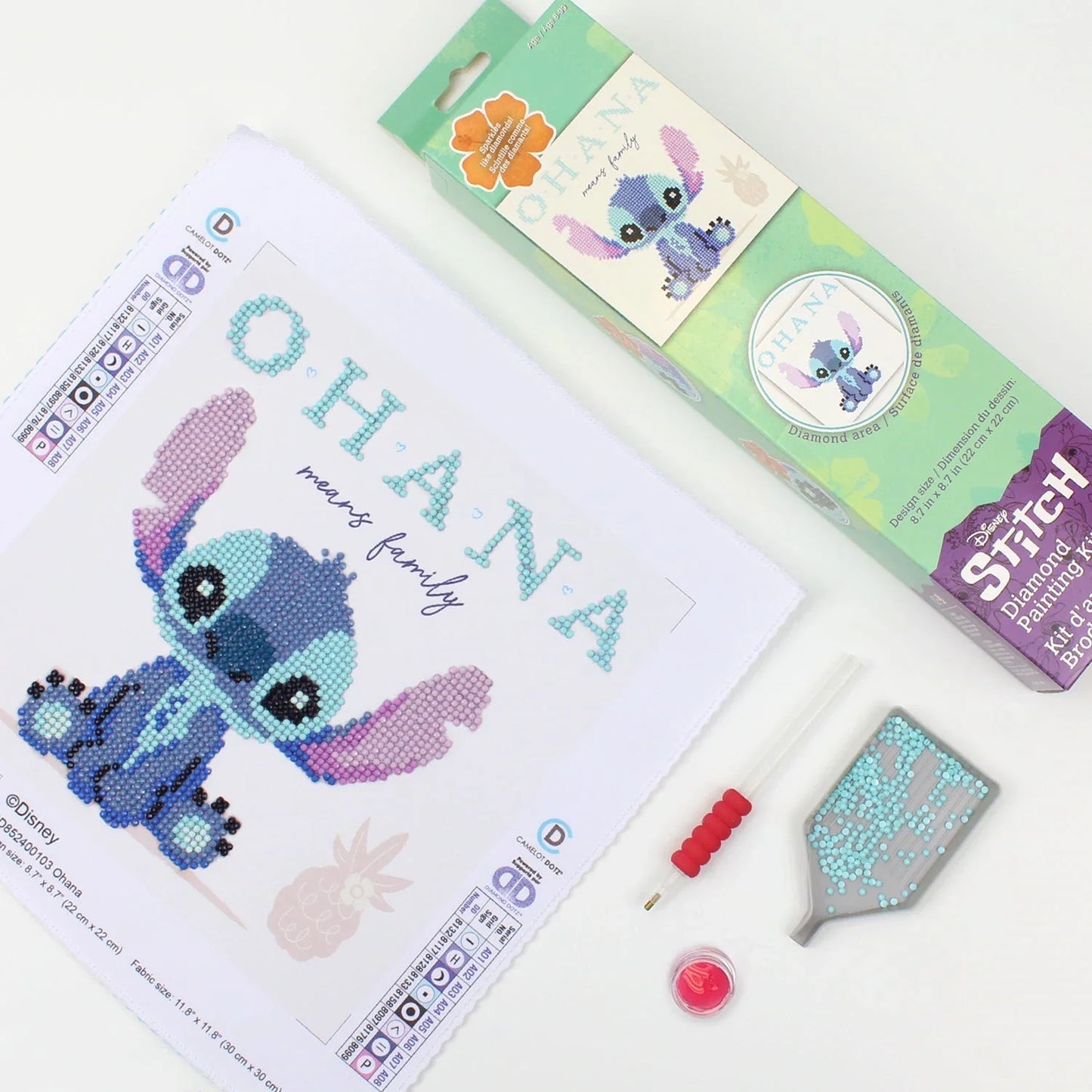 Camelot® Dots Lilo & Stitch Ohana Diamond Painting Kit