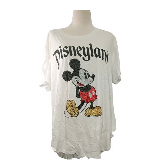 Disney Parks Disneyland Rhinestone Mickey Mouse Shirt – Size 2XL ✨🐭🏰