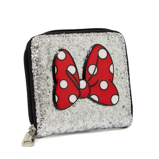 Minnie Mouse Bow Zip Around Wallet