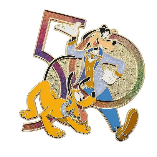Walt Disney World Goofy and Pluto 50th Anniversary Pin
