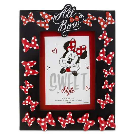 Minnie Mouse All About The Bow Disney Photo Frame - 4'' X 6'' Or 5'' X 7''