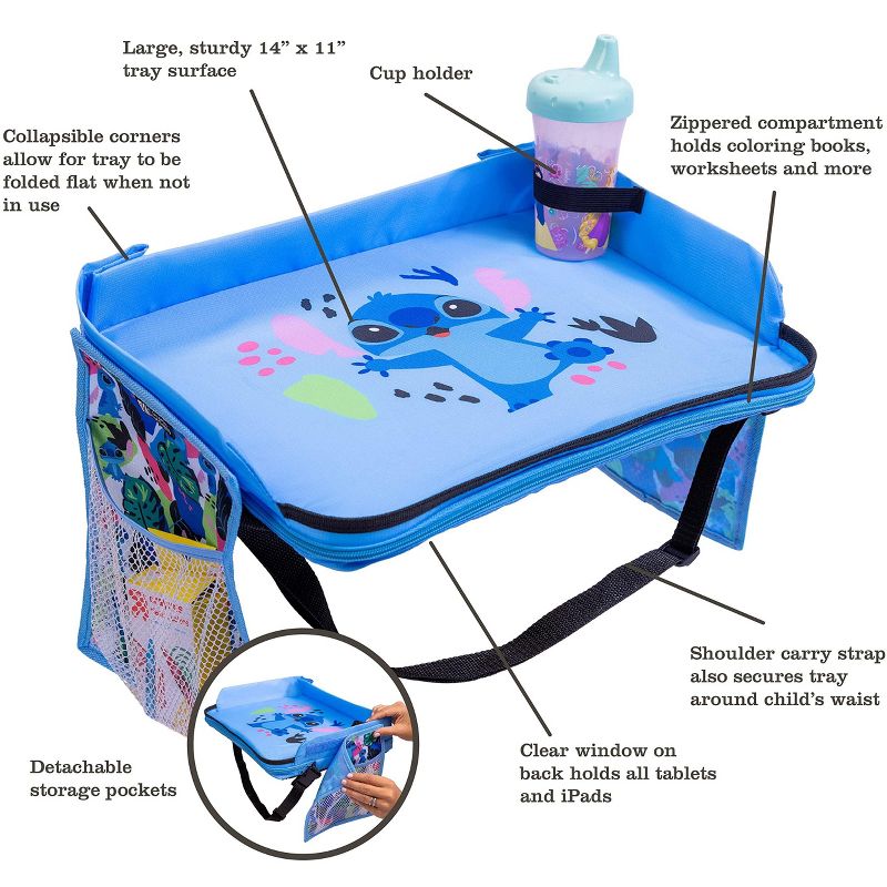 Stitch Disney Baby 3-IN-1 Travel Tray and Tablet Holder