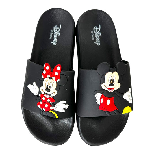 Mickey and Minnie Mouse Slide On Summer Pool Flip Flops Slides