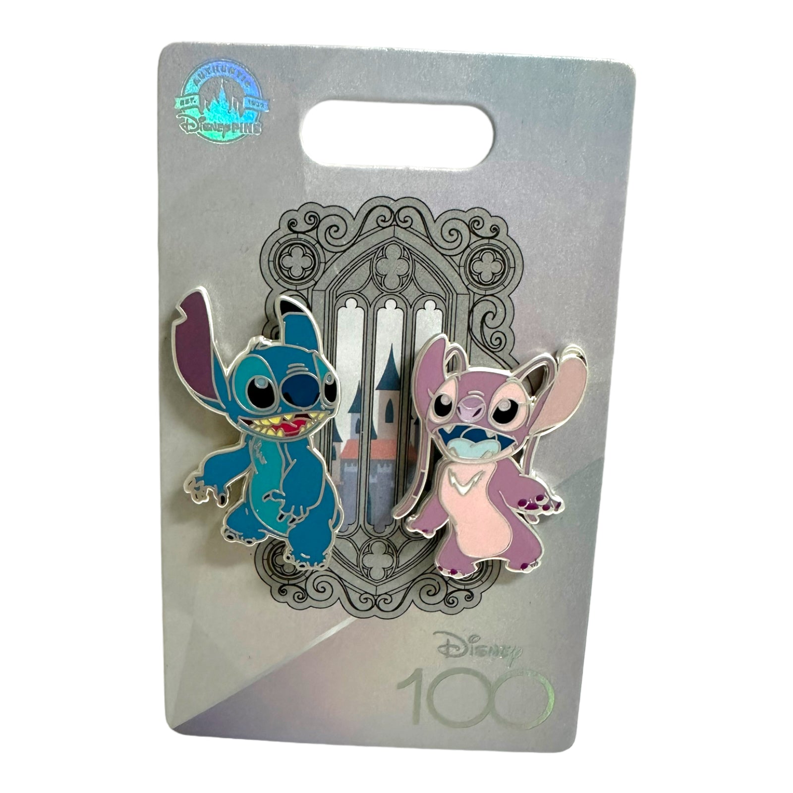 Disney Parks Keychain Set - Stitch and Angel