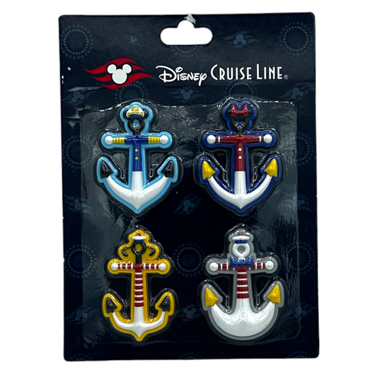 Character Anchor Magnet Set of Four - Disney Cruise Line