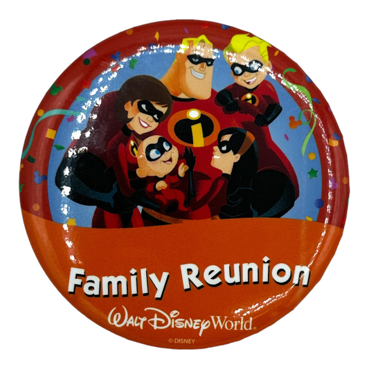 Disney's Family Reunion Button - Vintage