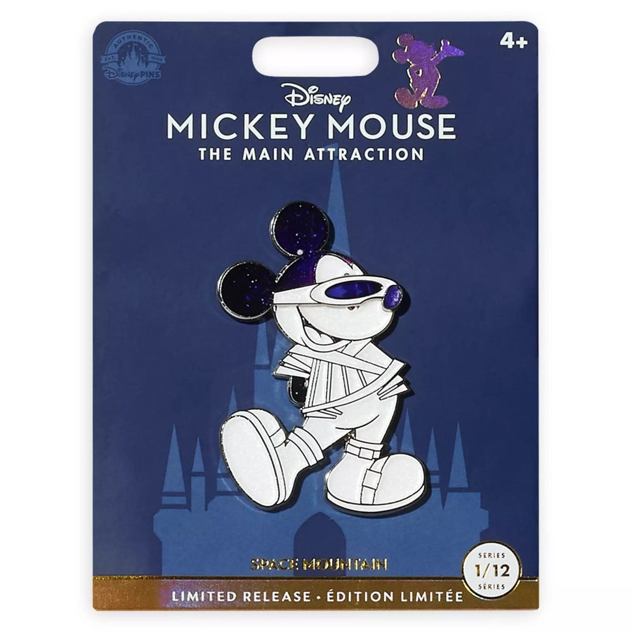 Space Mountain Mickey Mouse: The Main Attraction Pin - Limited Release