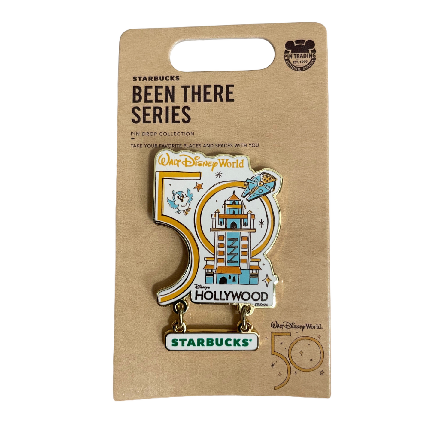 50th Hollywood Studios Starbucks Disney Been There Series Pin