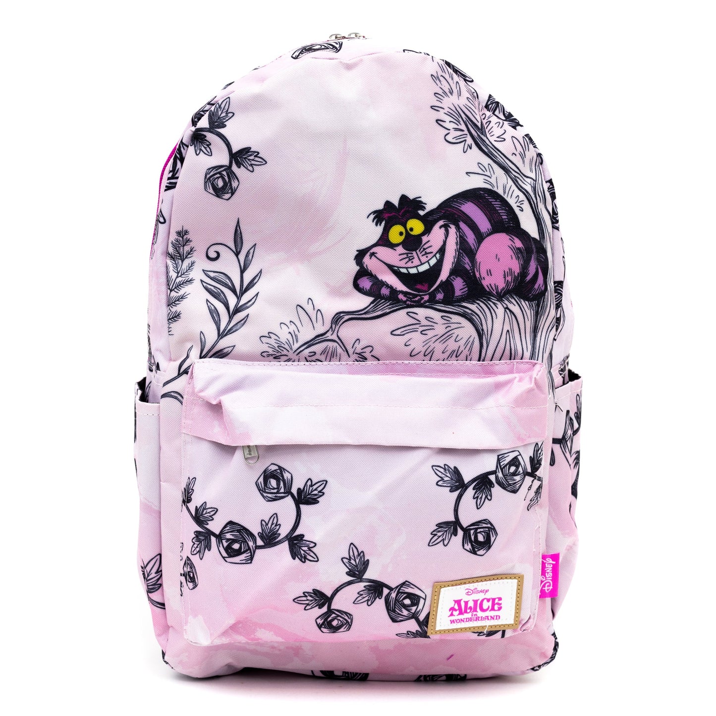 Disney Alice In Wonderland Cheshire Cat 17" Full Size Nylon Backpack