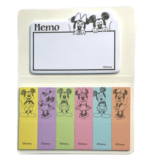 Mickey and Minnie Mouse Sketchbook Book Sticky Notes
