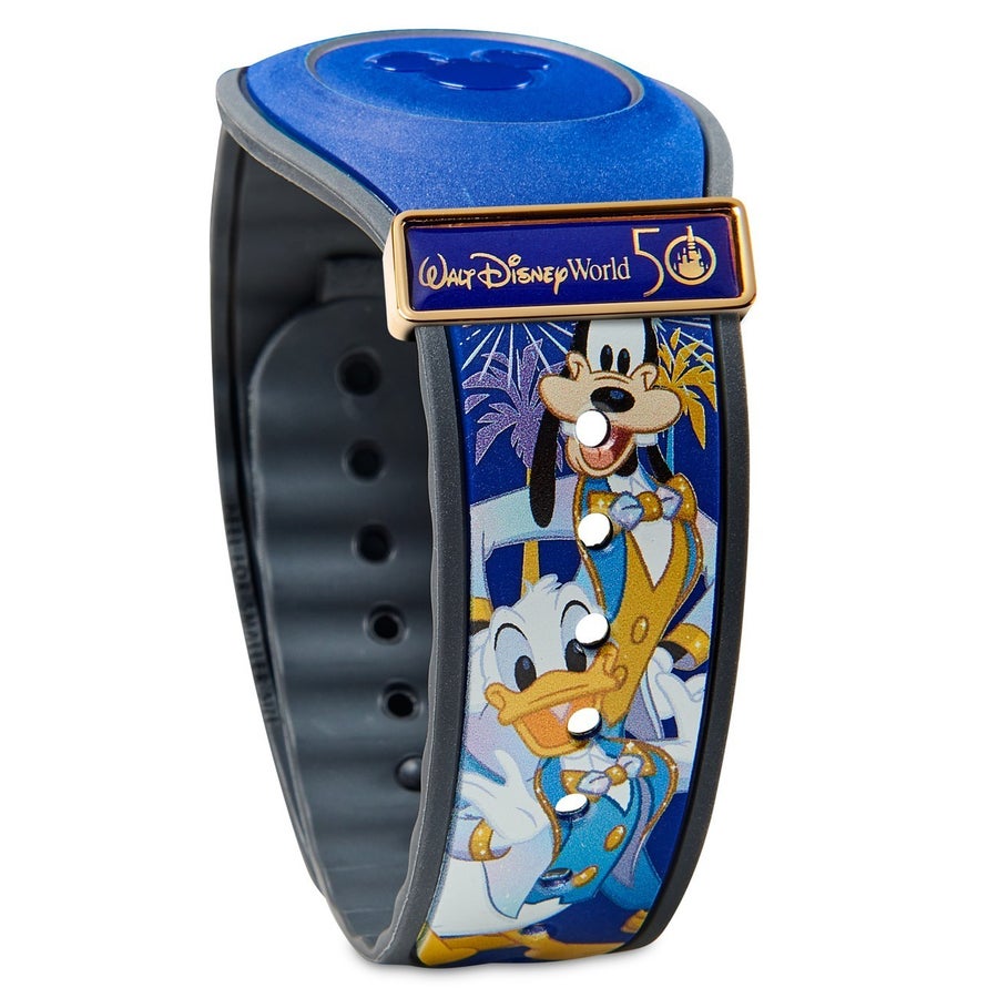 Mickey Mouse, Donald Duck, and Goofy MagicBand - Walt Disney World 50th Anniversary