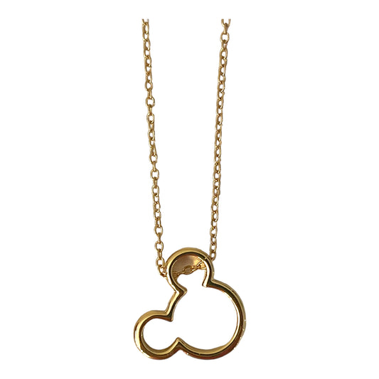 Gold Mickey Mouse Necklace Necklace