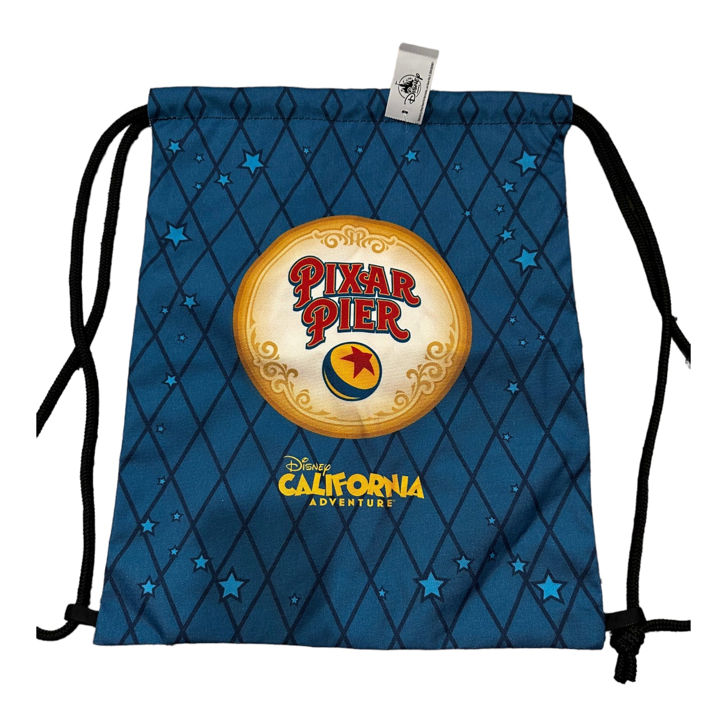 Pixar Pier & Disney California Adventure Drawstring Media Bag