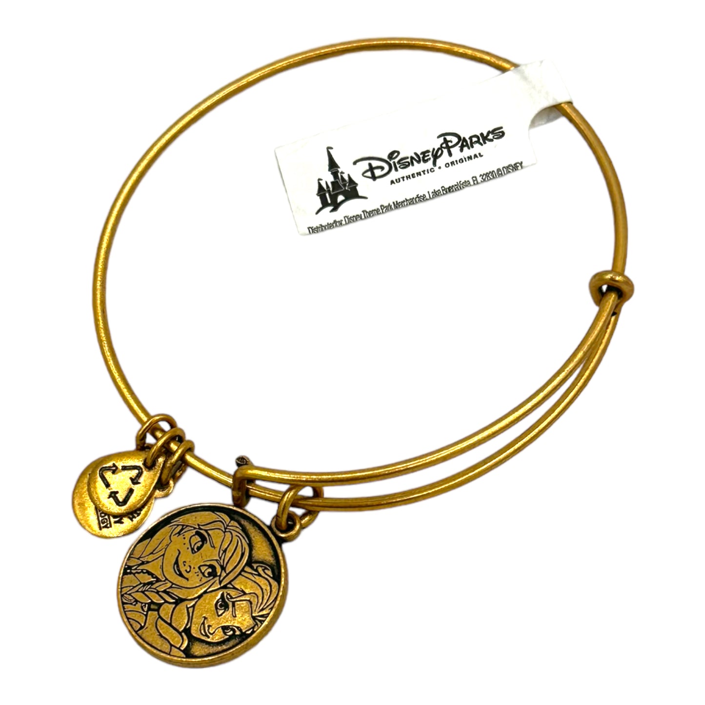 Frozen Anna and Elsa Alex and Ani - Gold Bracelet