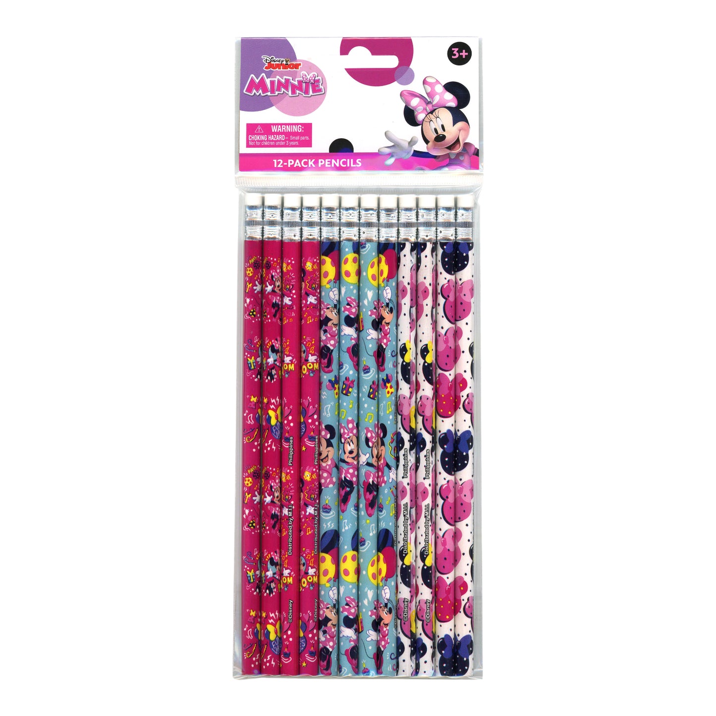 Minnie Mouse Pencils - 12 Count