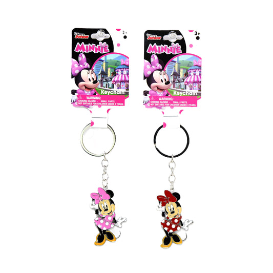 Minnie Figural Metal Keychain