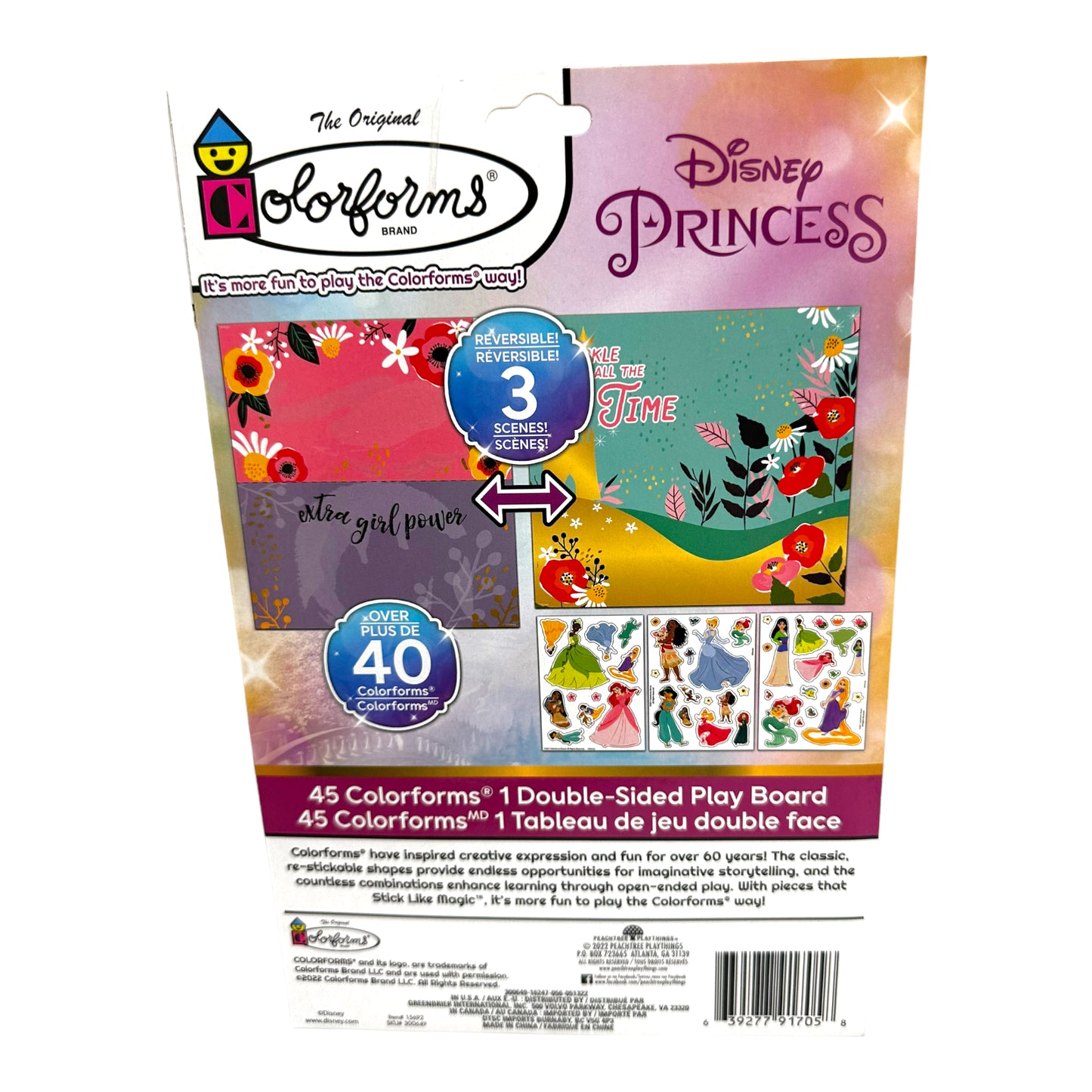Disney Princess Colorforms Sticker Story Adventure