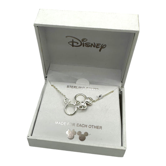 Mickey and Minnie Mouse Mickey and Minnie Silver Pendant