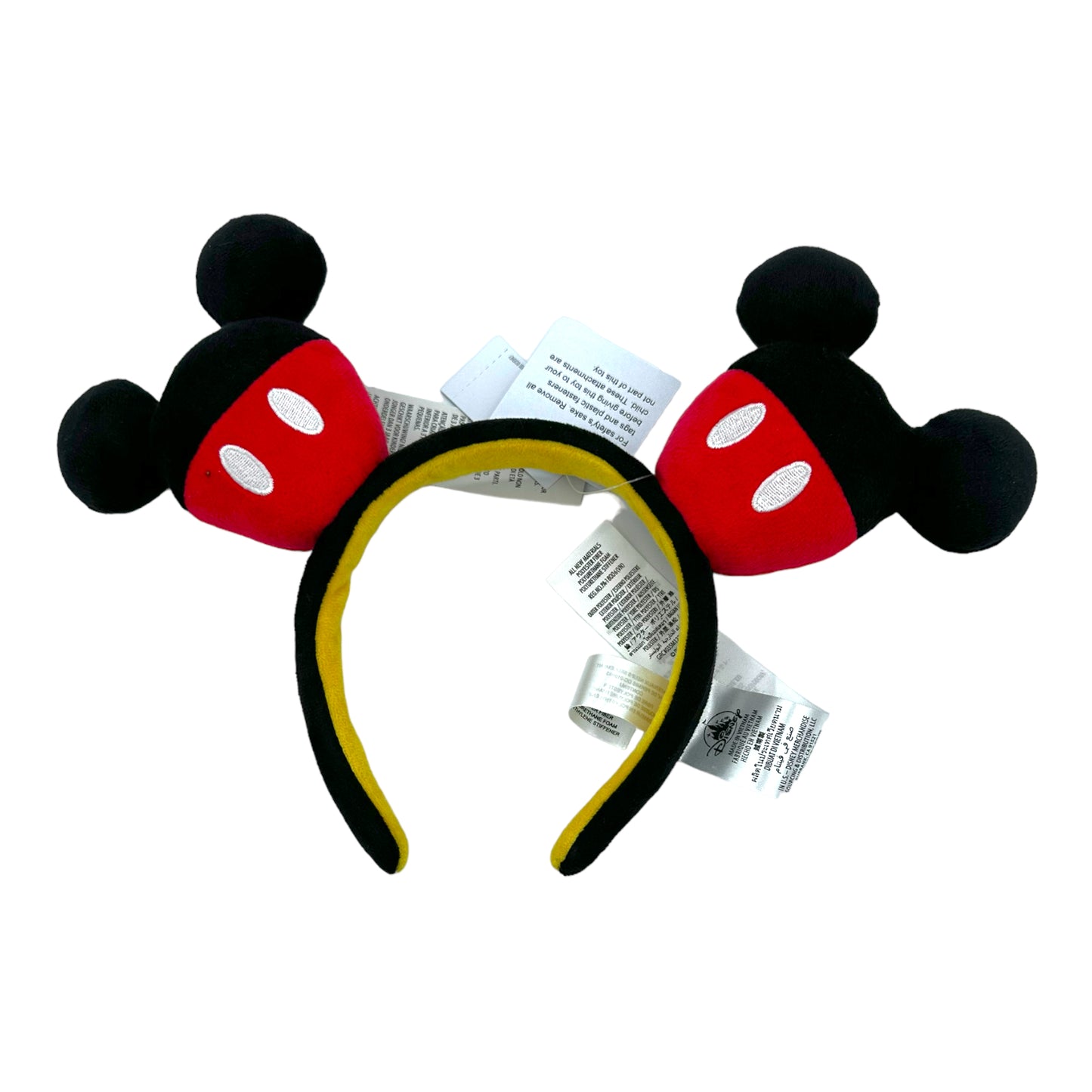 Plush Mickey Mouse Icon Disney Ear Headband